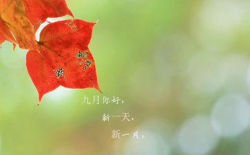 中班9月份的工作总结5篇