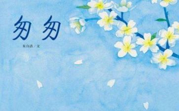 匆匆教案7篇