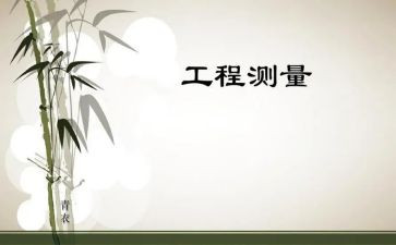 工程测量月报告总结6篇