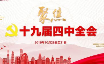 团十九届四中精神心得体会5篇