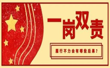 一岗双责的述职报告5篇