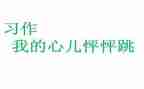我的我的心怦怦跳作文精选5篇