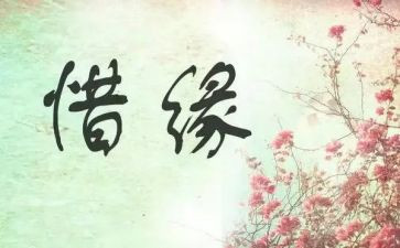 关于缘的作文600字参考6篇