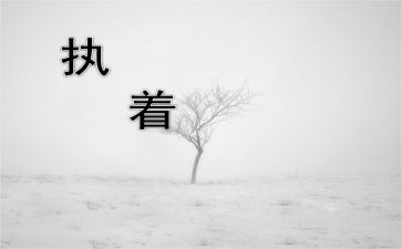 执着和不执着的作文优质5篇